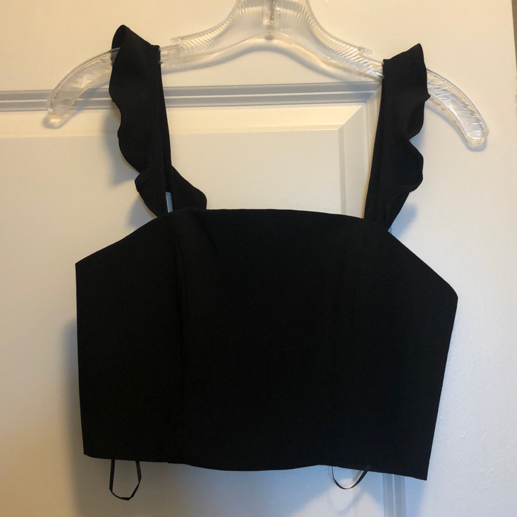 Black Crop Top